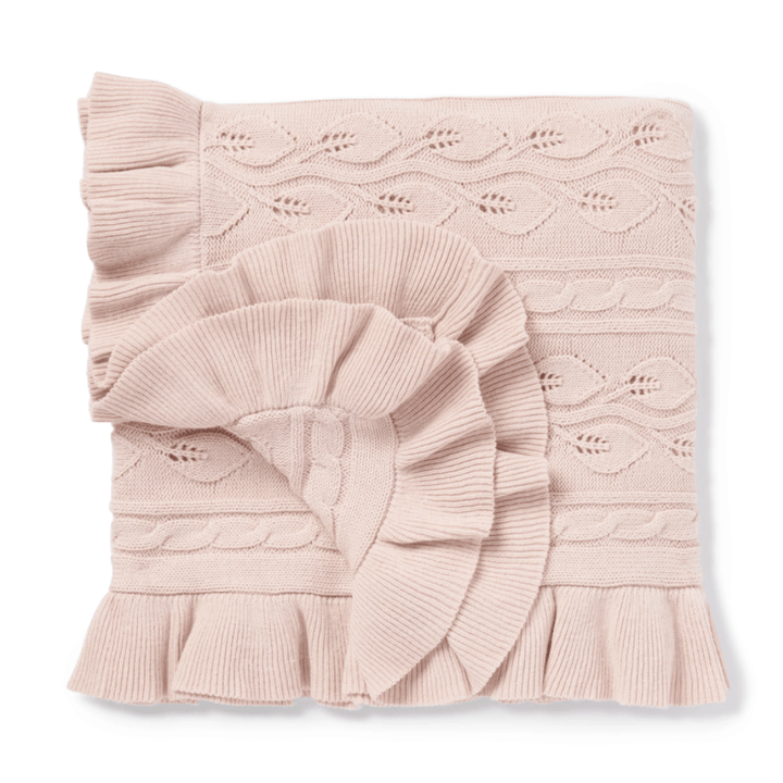 Aster-and-Oak-Organic-Ruffle-Cable-Knit-Baby-Blanket-Blush-Naked-Baby-Eco-Boutique