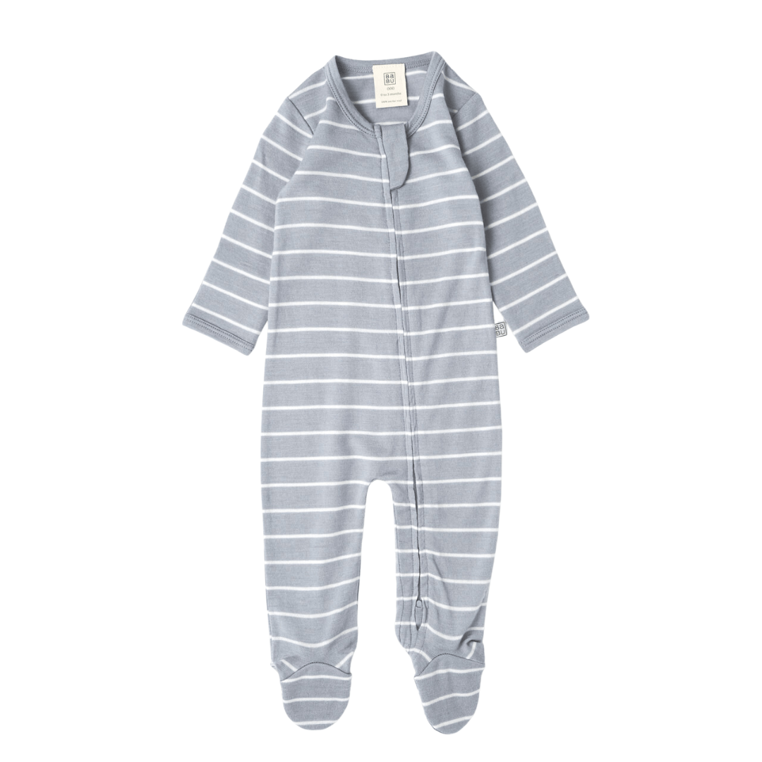 Babu-Merino-Growsuit-with-Feet-Babu-Periwinkle-Stripe-Naked-Baby-Eco-Boutique