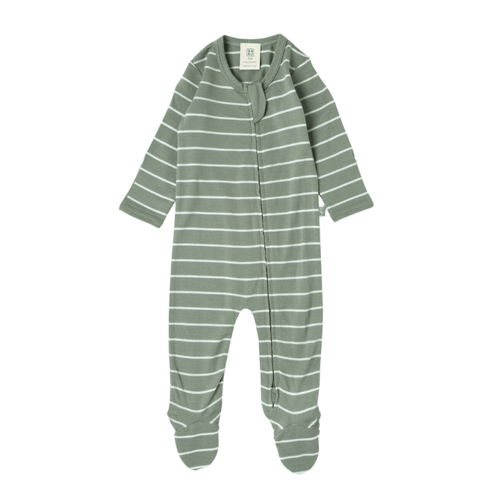 Babu-Merino-Growsuit-with-Feet-Babu-Sage-Stripe-Naked-Baby-Eco-Boutique