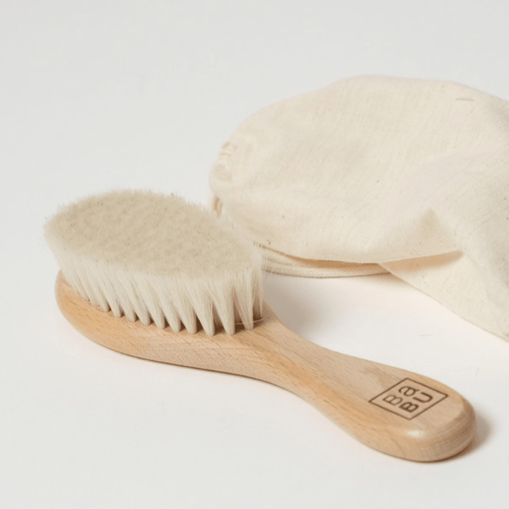 Babu Wooden Toddler Hair Brush - Naked Baby Eco Boutique