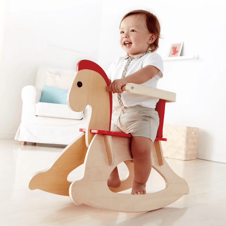 Hape Grow-With-Me Rocking Horse - Naked Baby Eco Boutique