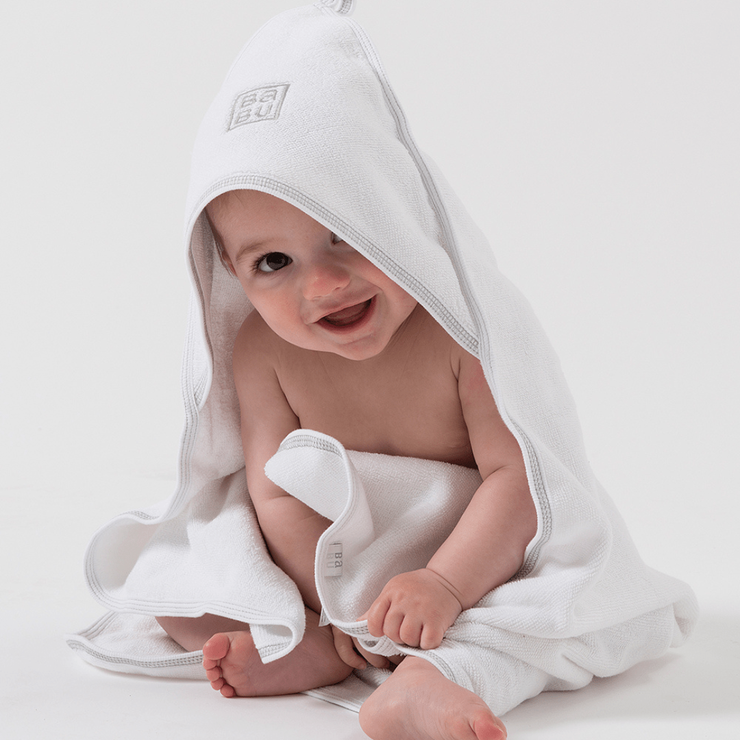 Babu Organic Hooded Baby Towel - Naked Baby Eco Boutique