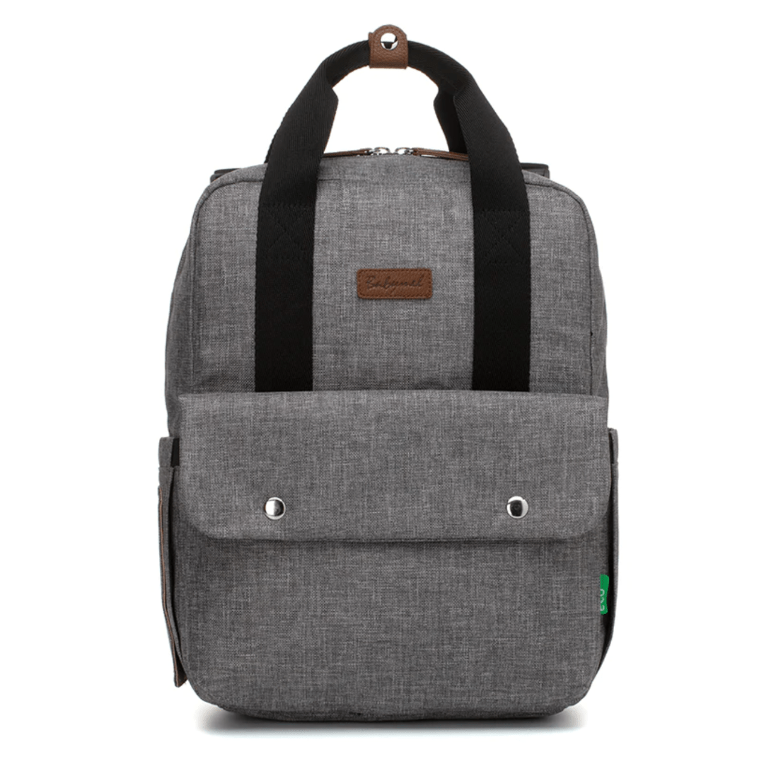 Babymel-Georgi-Eco-Convertible-Nappy-Backpack-Grey-Naked-Baby-Eco-Boutique