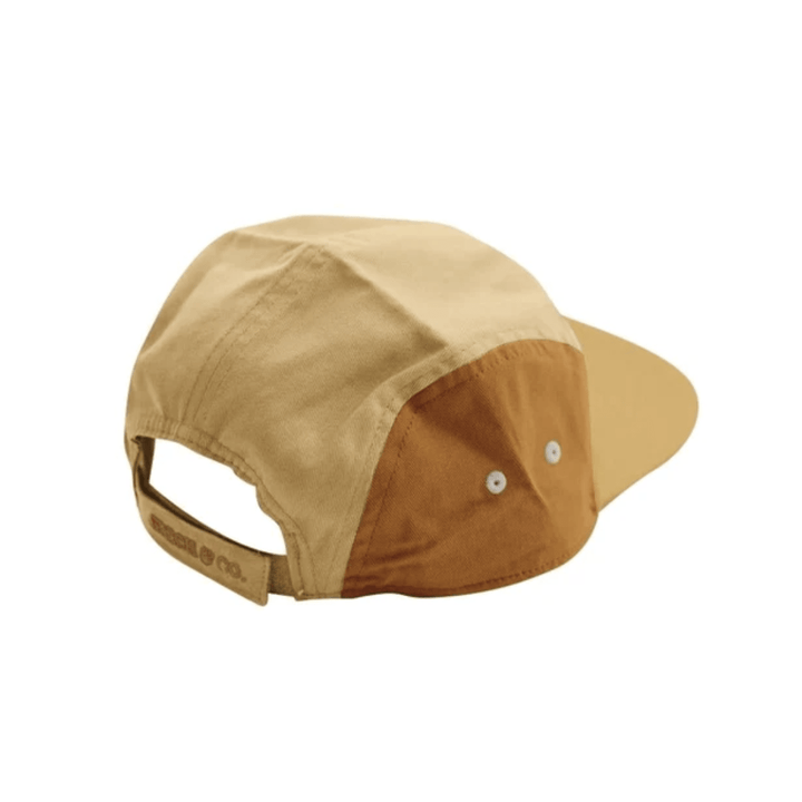 Back-Of-Grech-And-Co-Organic-Anti-UV-5-Panel-Hat-Mellow-Yellow-Sienna-Naked-Baby-Eco-Boutique