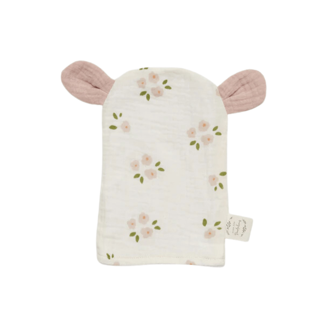 Back-Of-Over-The-Dandelions-Organic-Muslin-Bear-Washcloth-Daisy-Naked-Baby-Eco-Boutique