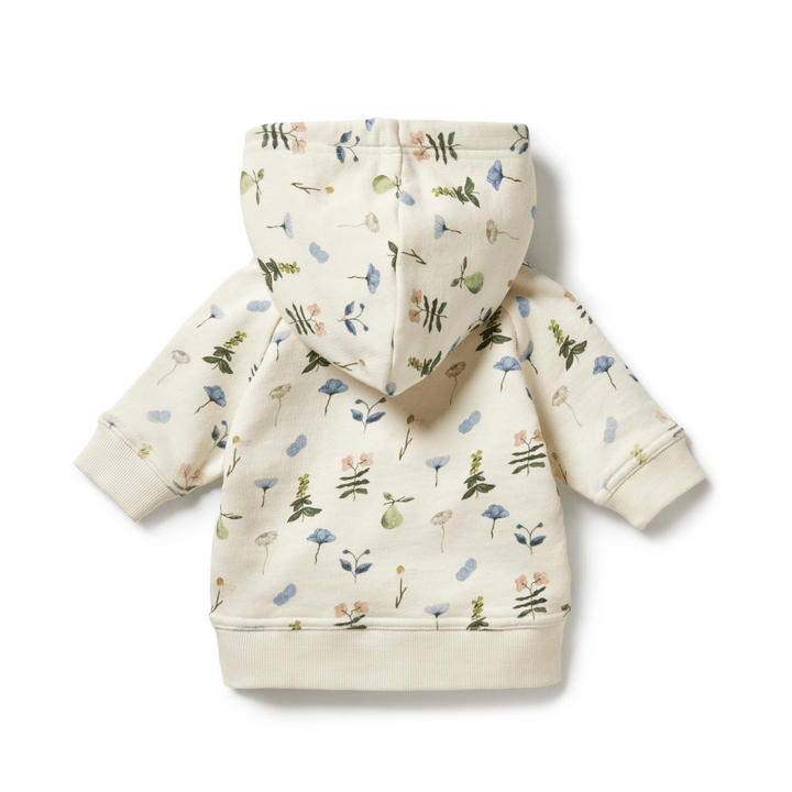 Back-Of-Wilson-And-Frenchy-Organic-Terry-Hooded-Sweat-Top-Petit-Garden-Naked-Baby-Eco-Boutique