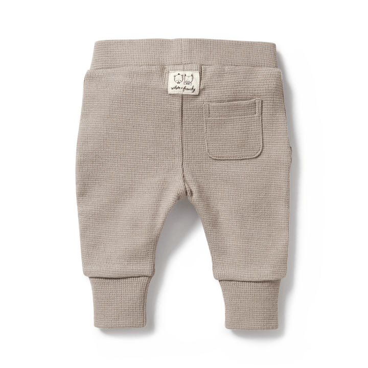 Back-Of-Wilson-And-Frenchy-Organic-Waffle-Pants-Mushroom-Naked-Baby-Eco-Boutique