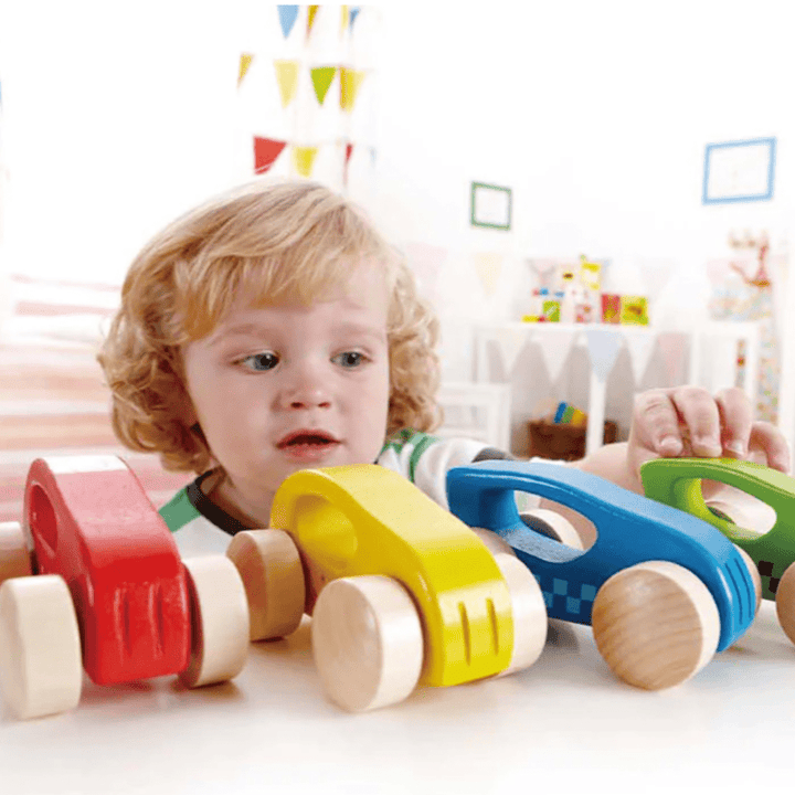 Hape Little Auto Wooden Car (Multiple Variants) - Naked Baby Eco Boutique