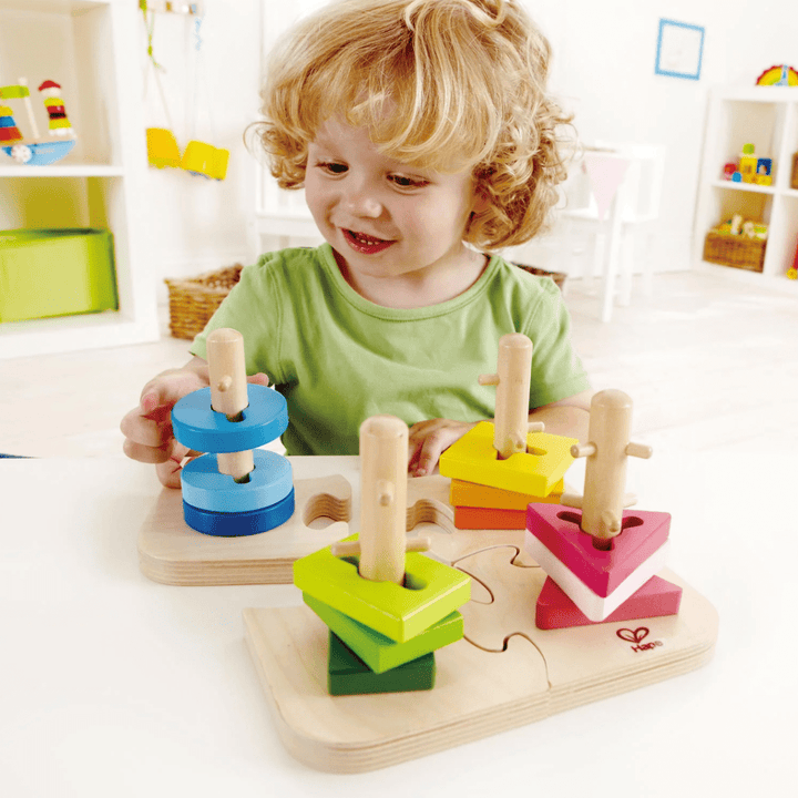 Hape Creative Peg Puzzle - Naked Baby Eco Boutique