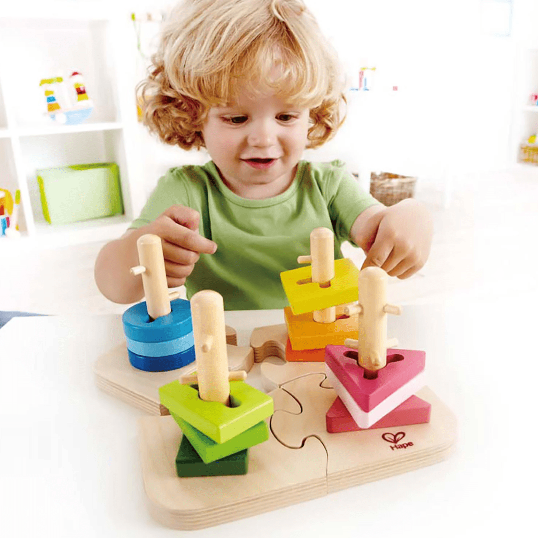 Hape Creative Peg Puzzle - Naked Baby Eco Boutique