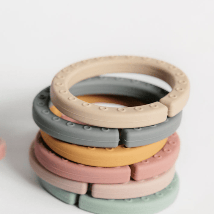 Classical-Child-Silicone-Teething-Links-Stacked-Naked-Baby-Eco-Boutique