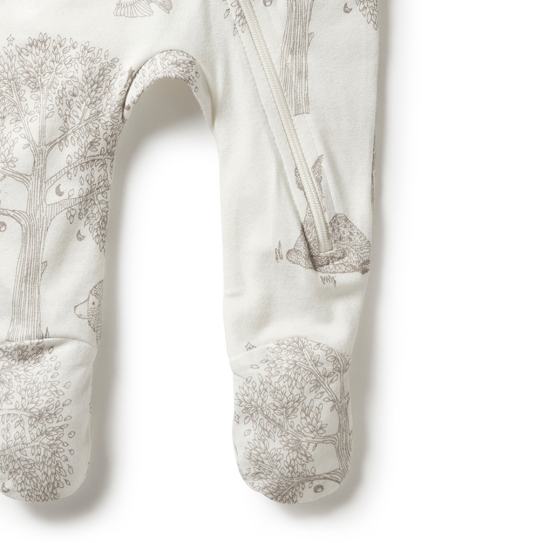 Close-Up-Of-Feet-On-Wilson-And-Frenchy-Organic-Welcome-To-The-World-Baby-Pyjamas-Naked-Baby-Eco-Boutique
