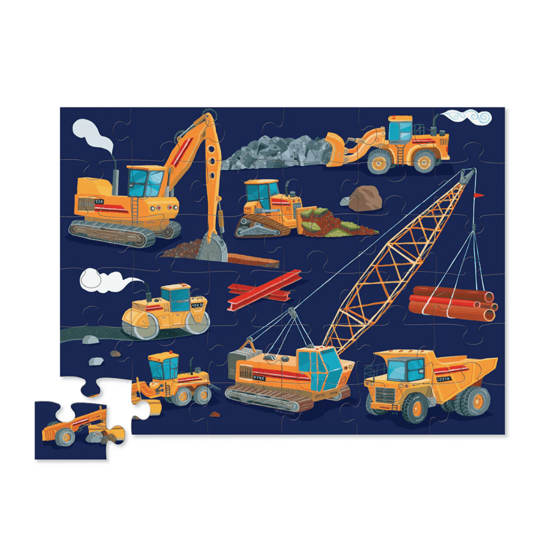 Crocodile Creek 36-Piece Floor Puzzle (Multiple Variants) for Crocodile Creek construction equipment.