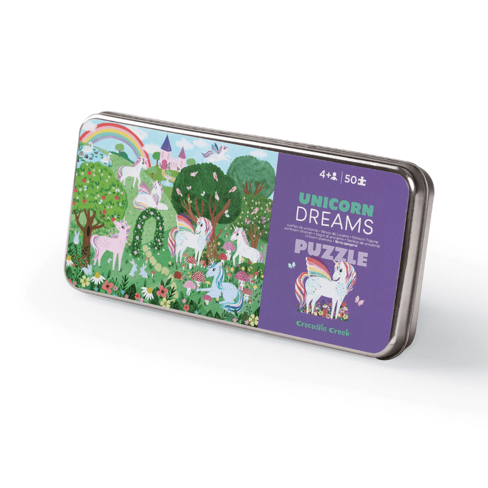 Crocodile-Creek-50-Pieces-Mini-Tin-Puzzle-Unicorn-Dreams-Naked-Baby-Eco-Boutique