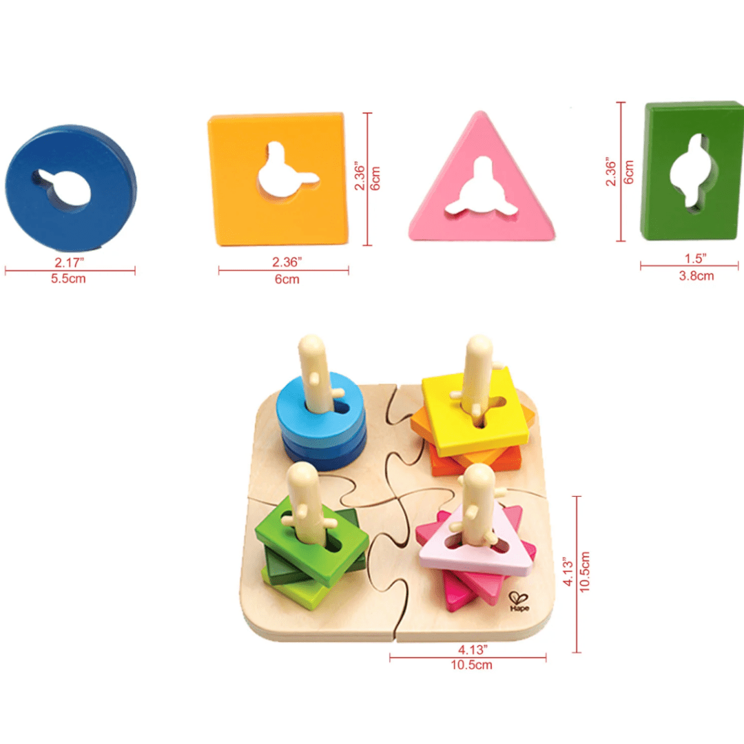 Hape Creative Peg Puzzle - Naked Baby Eco Boutique