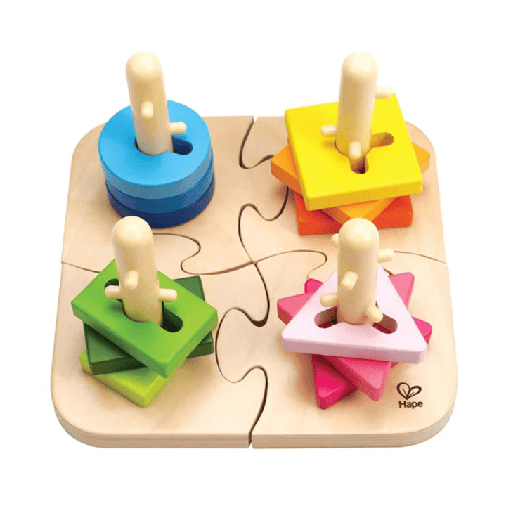 Hape Creative Peg Puzzle - Naked Baby Eco Boutique