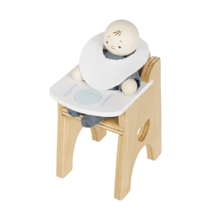 Little-Baby-In-Highchair-In-Le-Toy-Van-Dollhouse-Nursery-Set-Naked-Baby-Eco-Boutique