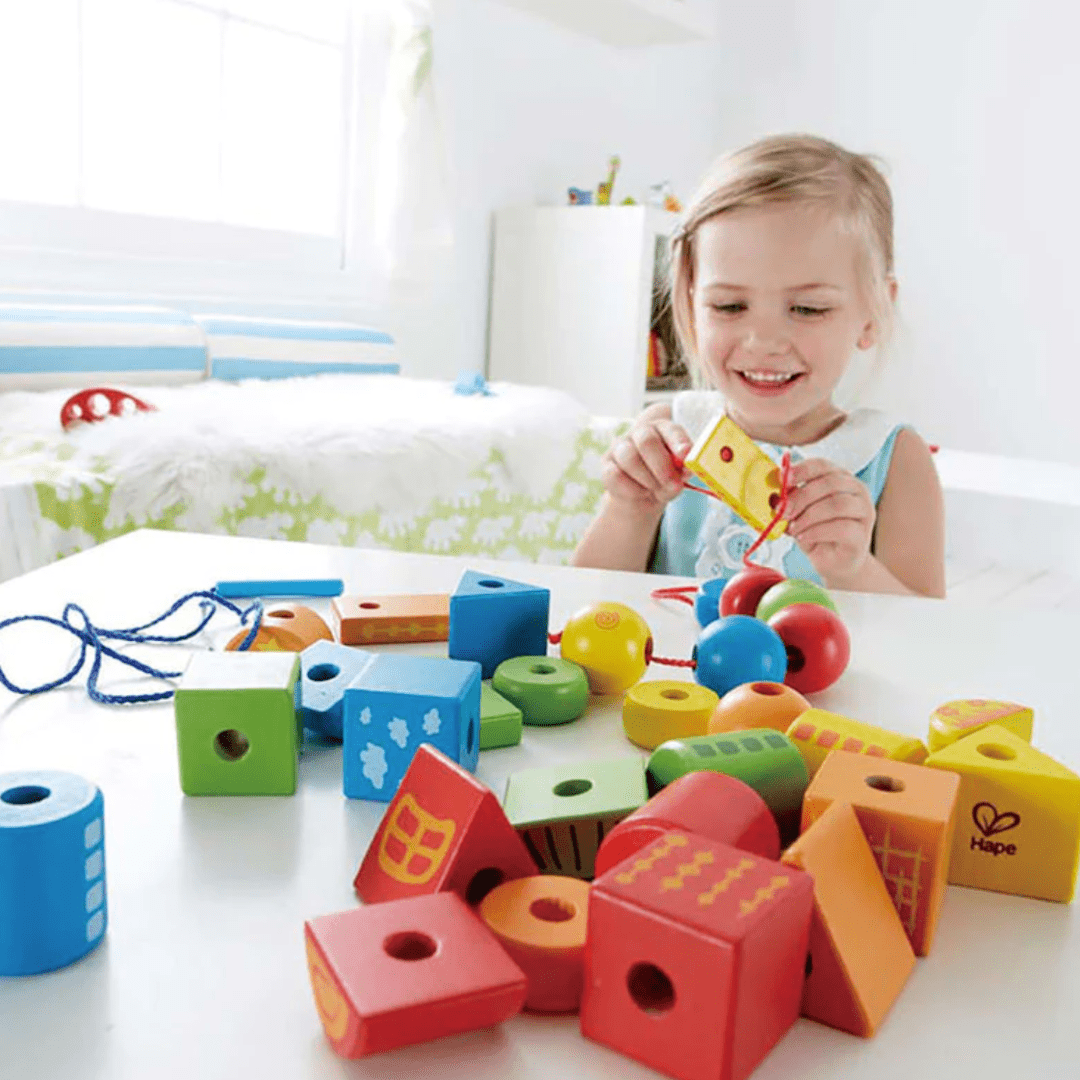 Hape String-Along Shapes - Naked Baby Eco Boutique