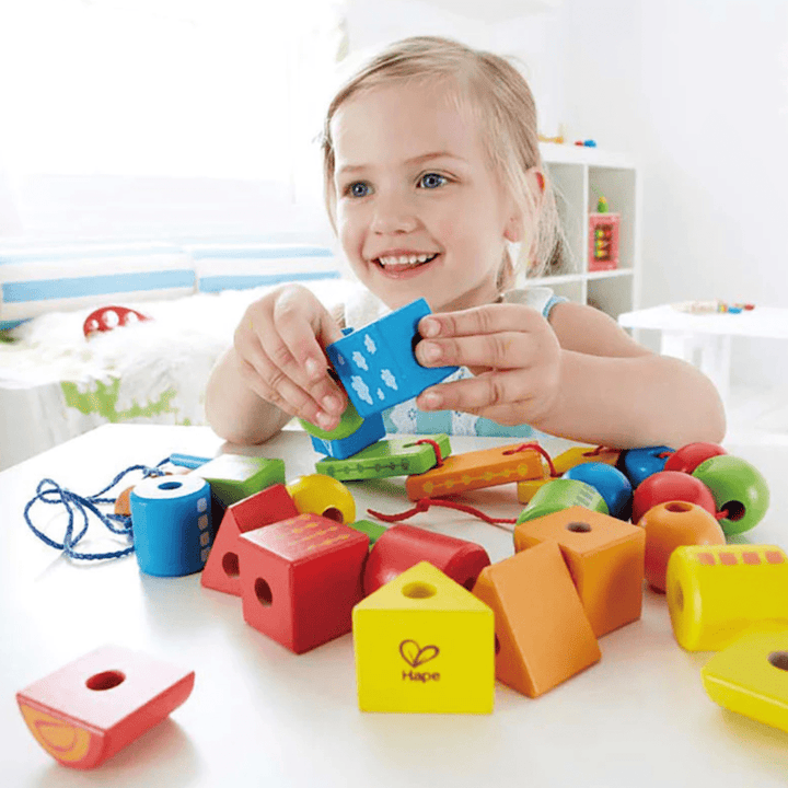 Hape String-Along Shapes - Naked Baby Eco Boutique