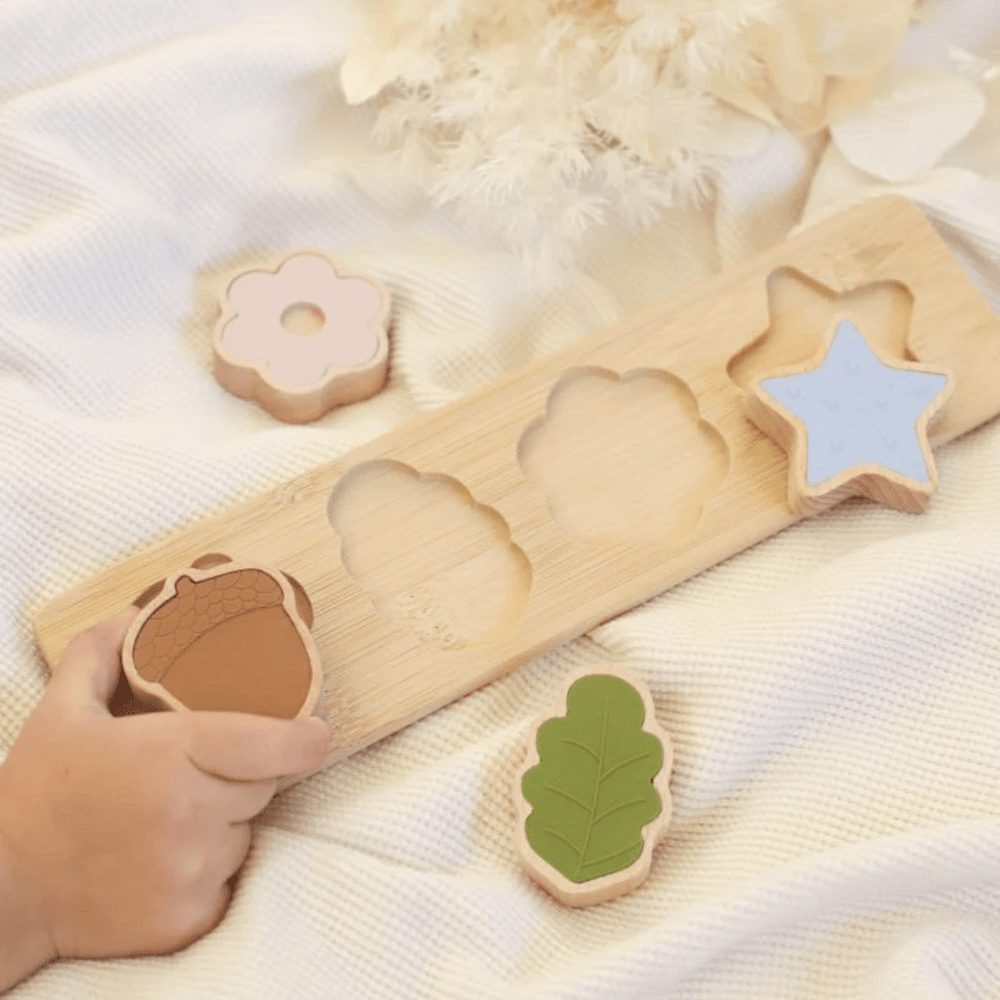 Little-Hands-Playing-With-Over-The-Dandelions-Wooden-Nature-Puzzle-Naked-Baby-Eco-Boutique