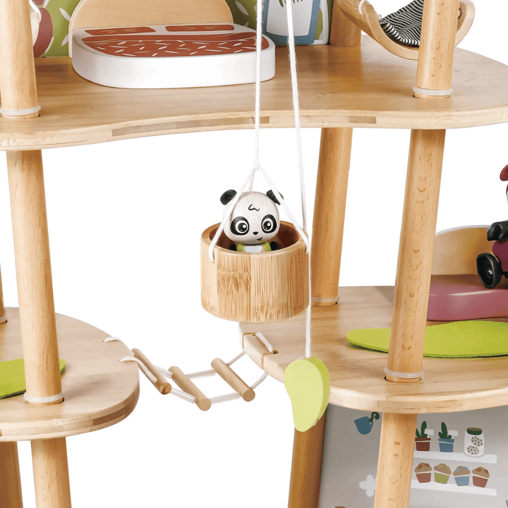 Little-Panda-In-Elevator-Basket-Hape-Green-Planet-Pandas-Bamboo-House-Naked-Baby-Eco-Boutique