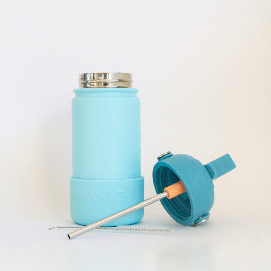 Open-Lid-On-Zazi-Flexiflask-Drink-Bottle-400ml-Ocean-Naked-Baby-Eco-Boutique