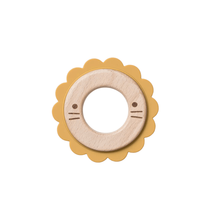 Over-The-Dandelions-Wood-And-Silicone-Teether-Leo-The-Lion-Naked-Baby-Eco-Boutique