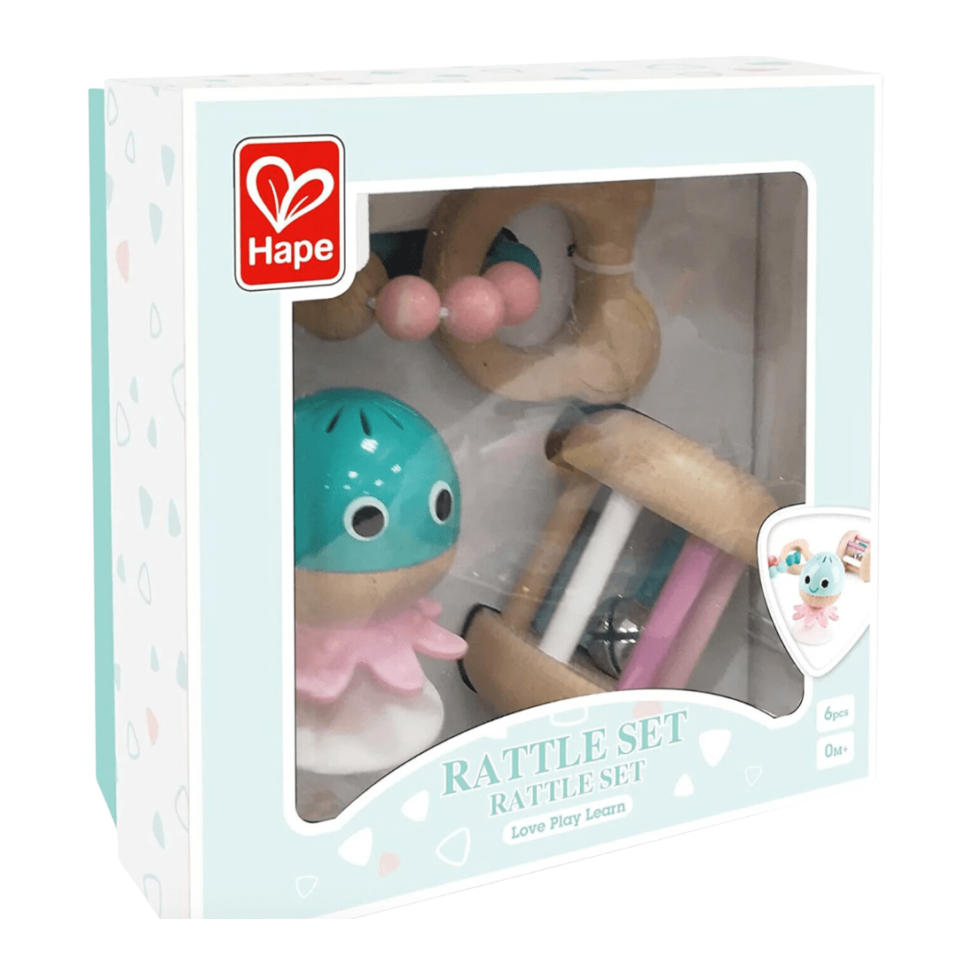 Hape Baby To Toddler Sensory Gift Set by Hape.