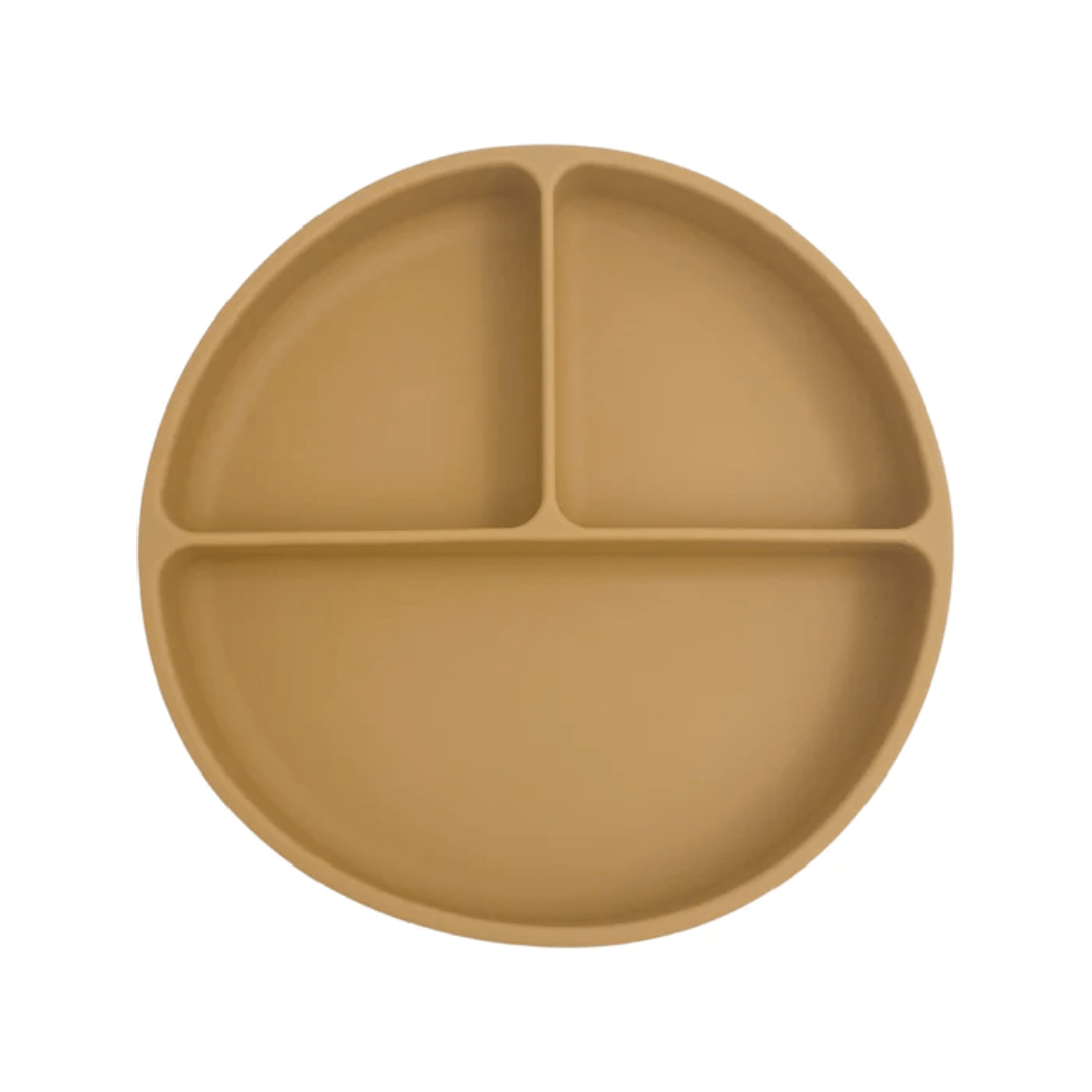 Mustard Petite Eats Silicone Divided Suction Plate (Multiple Variants) - Naked Baby Eco Boutique