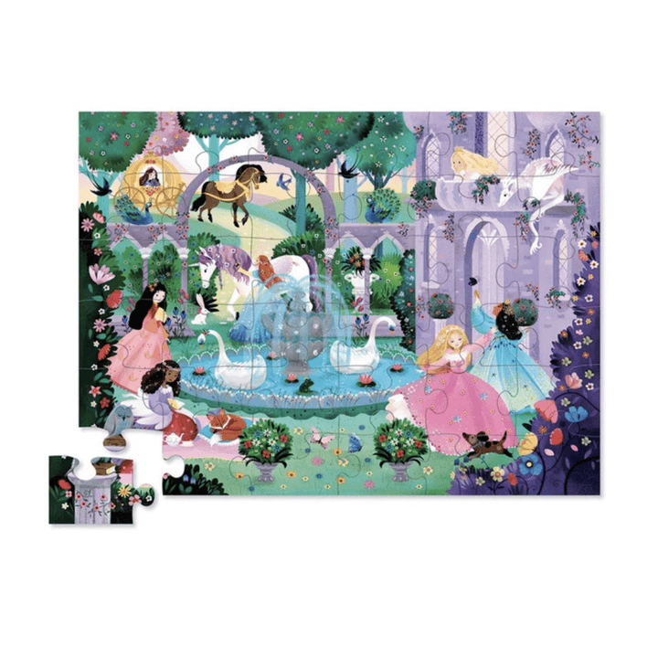 Pieces-In-Crocodile-Creek-36-Pieces-Floor-Puzzle-Princess-Dreams-Naked-Baby-Eco-Boutique