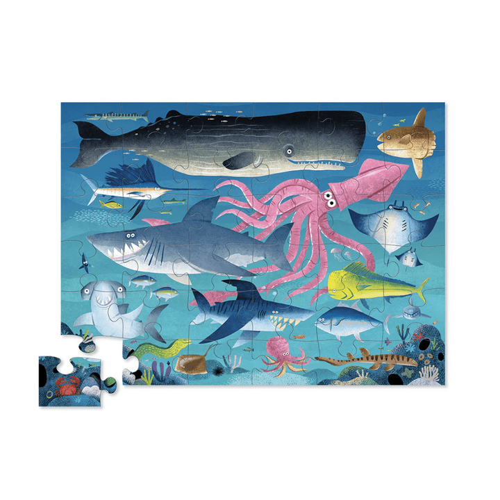 Pieces-In-Crocodile-Creek-36-Pieces-Floor-Puzzle-Shark-Reef-Naked-Baby-Eco-Boutique