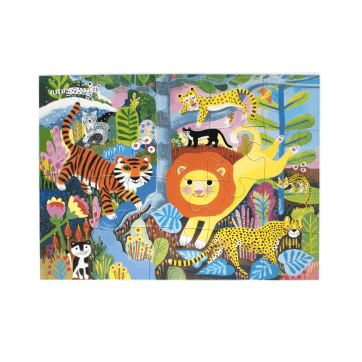 Pieces-In-Eeboo-20-Piece-Puzzle-Big-Cats-Naked-Baby-Eco-Boutique