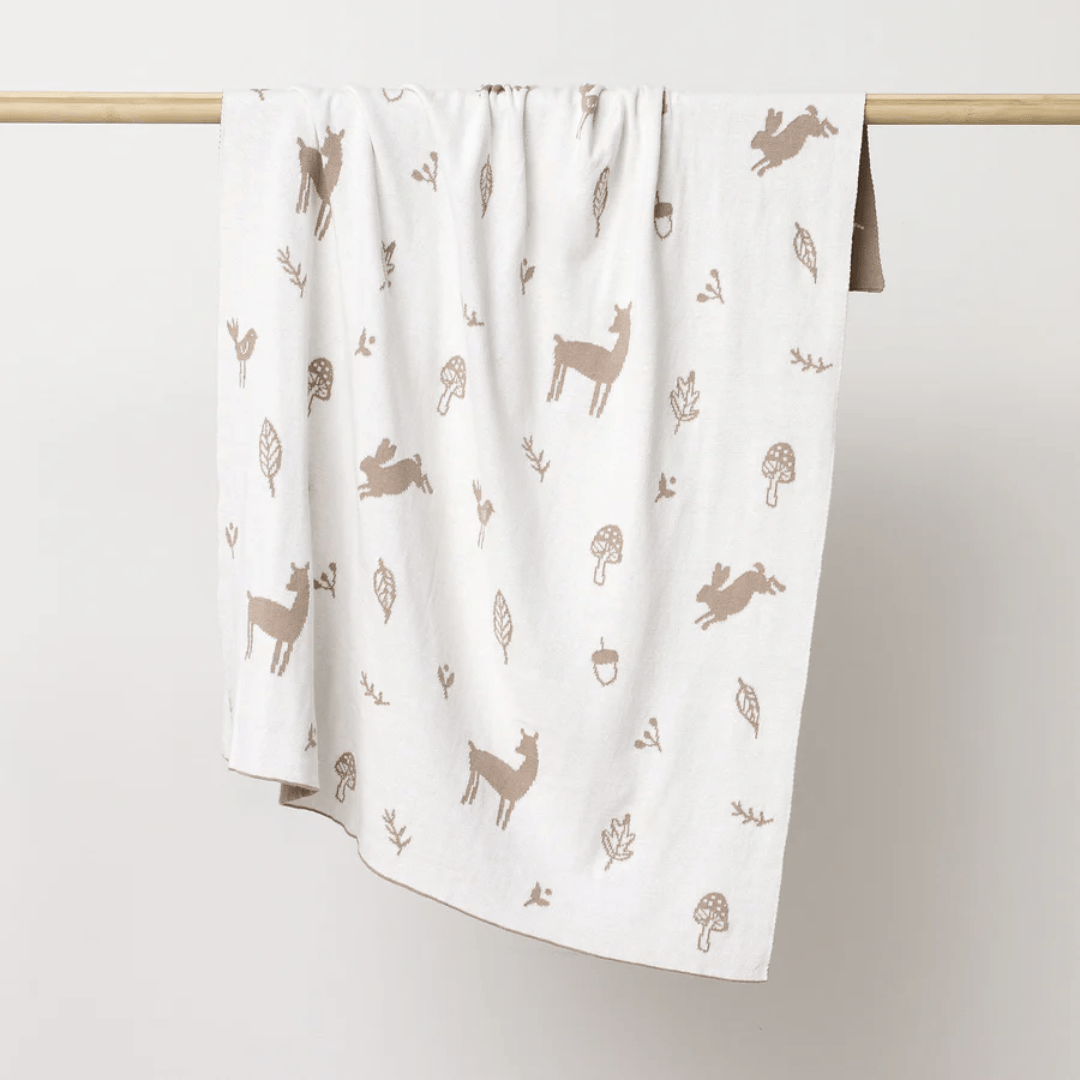 Reverse-Side-Of-Over-the-Dandelions-Organic-Cotton-Print-Blanket-Woodlands-Mushroom-Naked-Baby-Eco-Boutique