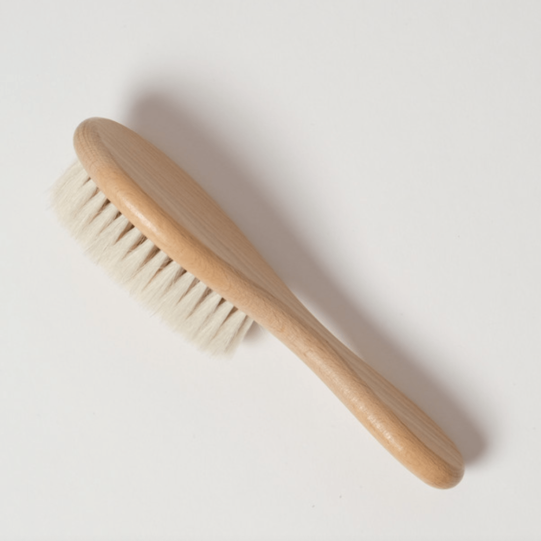 Babu Wooden Toddler Hair Brush - Naked Baby Eco Boutique