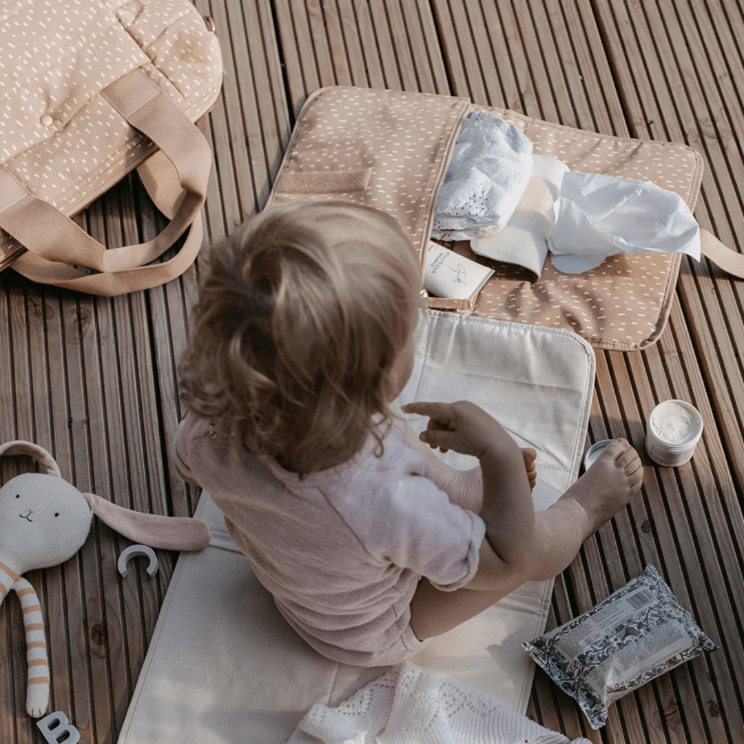 Styled-Image-With-Baby-Storksak-Change-Station-Seashell-Naked-Baby-Eco-Boutique