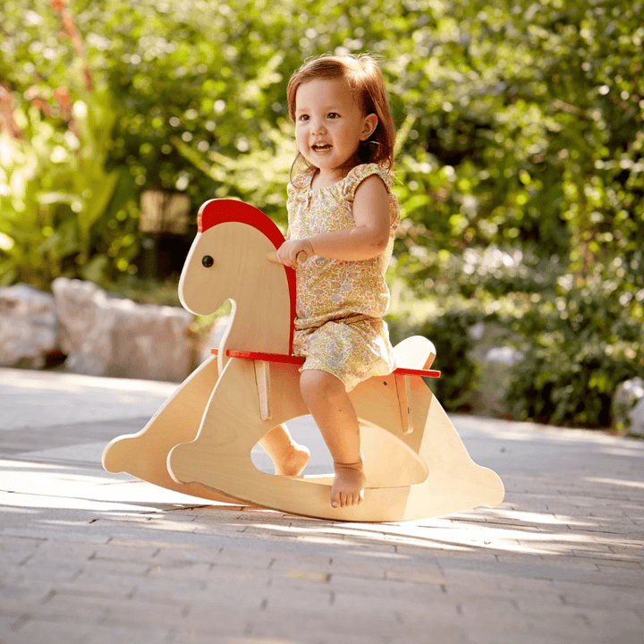 Hape Grow-With-Me Rocking Horse - Naked Baby Eco Boutique