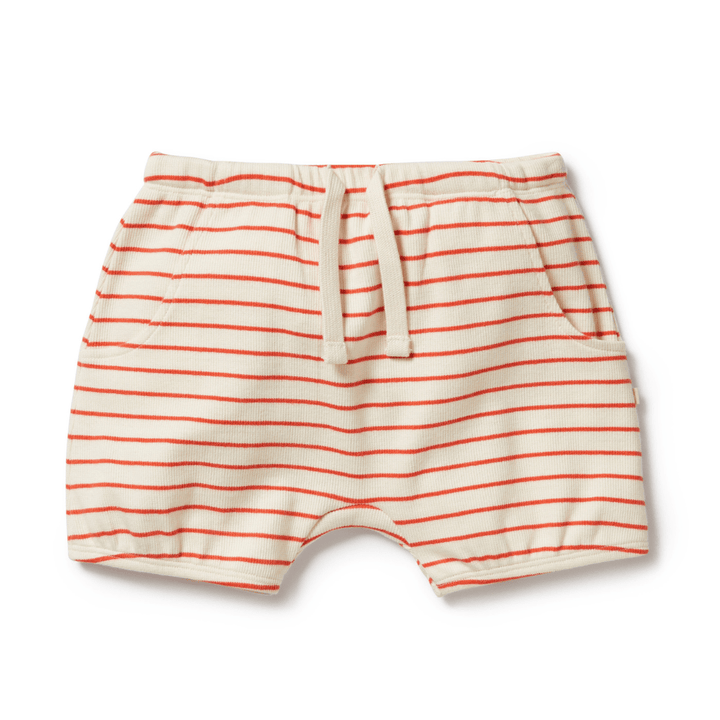 Wilson & Frenchy Organic Rib Stripe Bloomer Shorts (Multiple Variants) by Wilson & Frenchy.