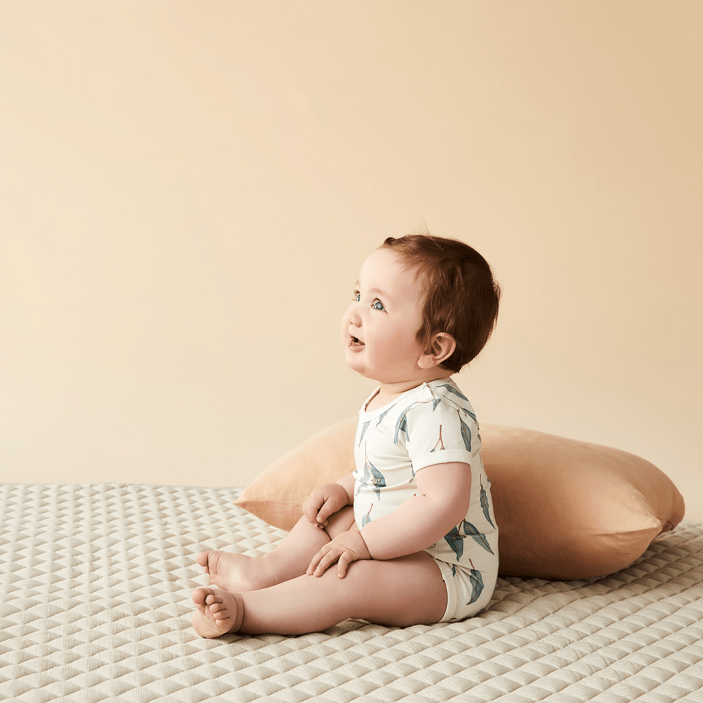 Adorable-Baby-Wearing-Wilson-and-Frenchy-Organic-Boyleg-Zipsuit-Blue-Eucalyptus-Naked-Baby-Eco-Boutique