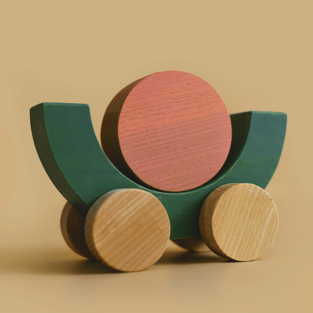 MinMin Copenhagen Balancing Wooden Car - Naked Baby Eco Boutique