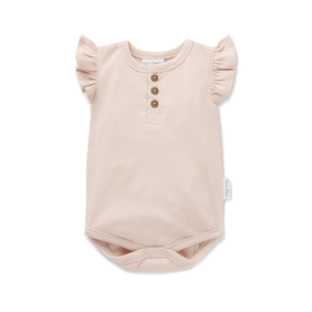 Aster-And-Oak-Organic-Peach-Rib-Ruffle-Onesie-Naked-Baby-Eco-Boutique