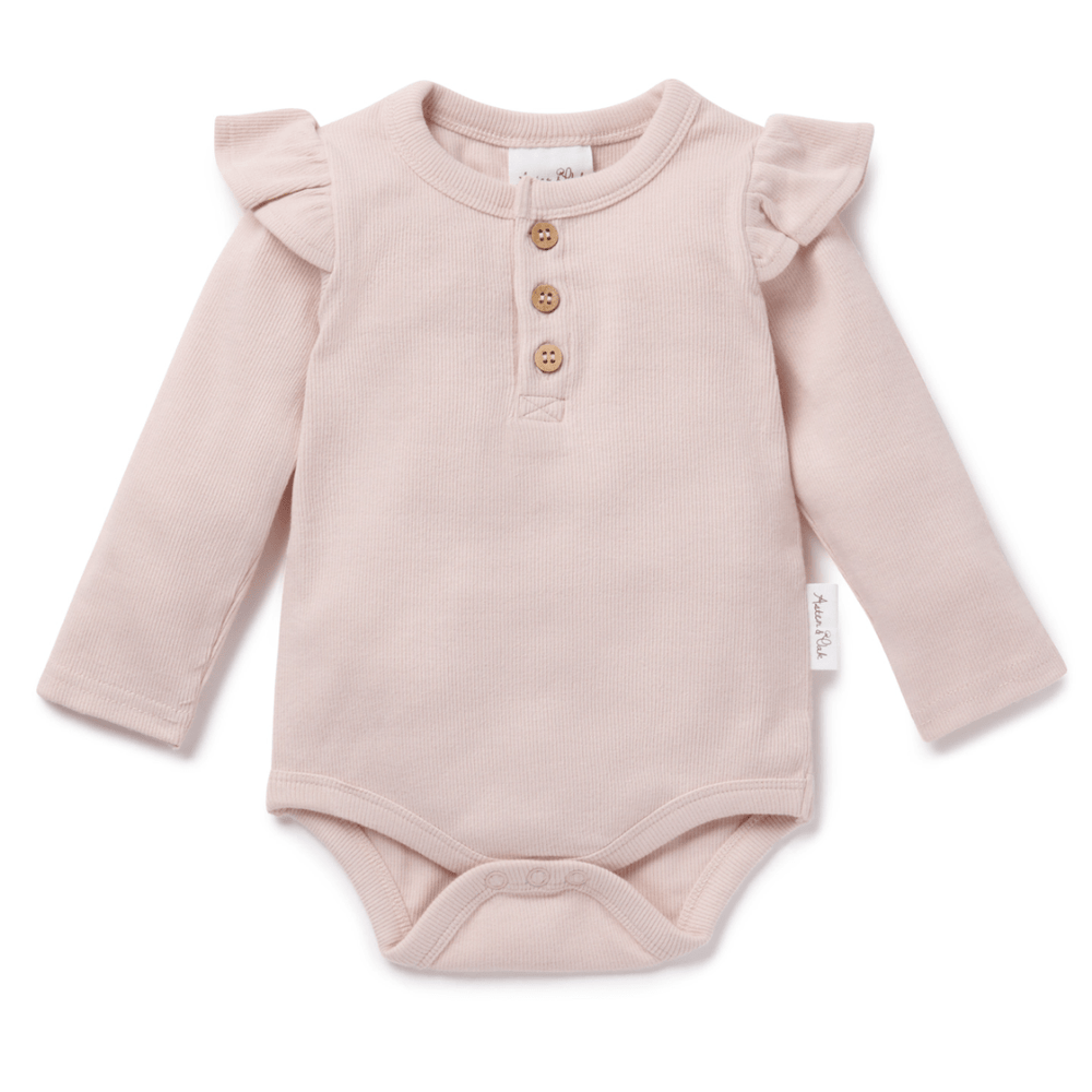 Aster-and-Oak-Organic-Rib-Onesie-Blush-Naked-Baby-Eco-Boutique