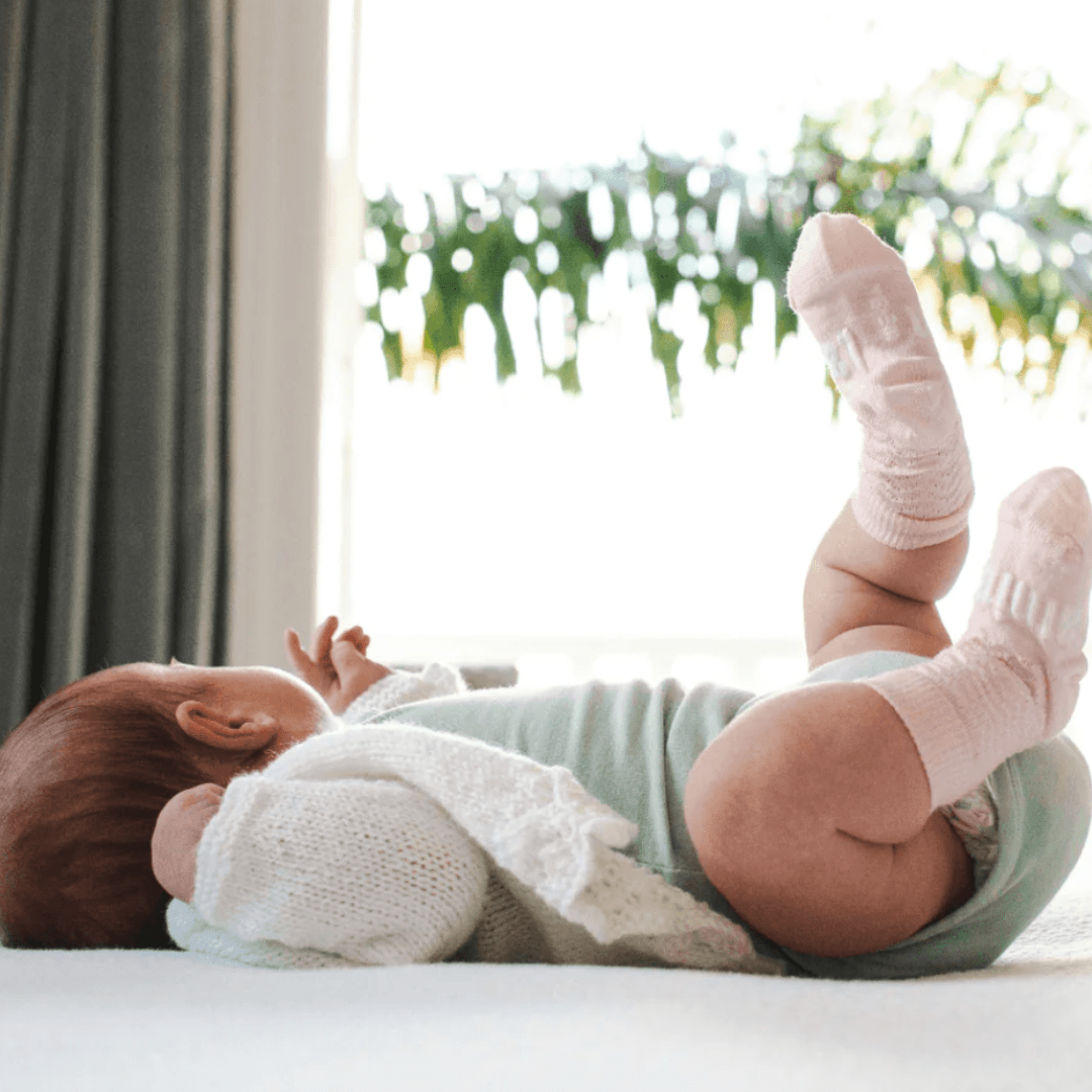 Lamington Merino Wool Socks - Newborn Naturals (Multiple Patterns) - Naked Baby Eco Boutique