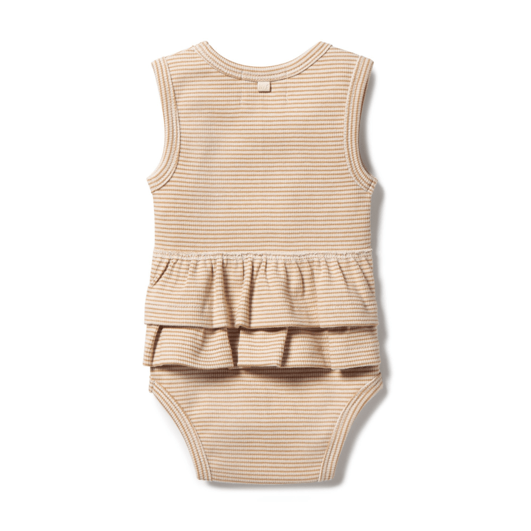 Back-Of-Wilson-And-Frenchy-Organic-Rib-Ruffle-Onesie-Toffee-Stripe-Naked-Baby-Eco-Boutique