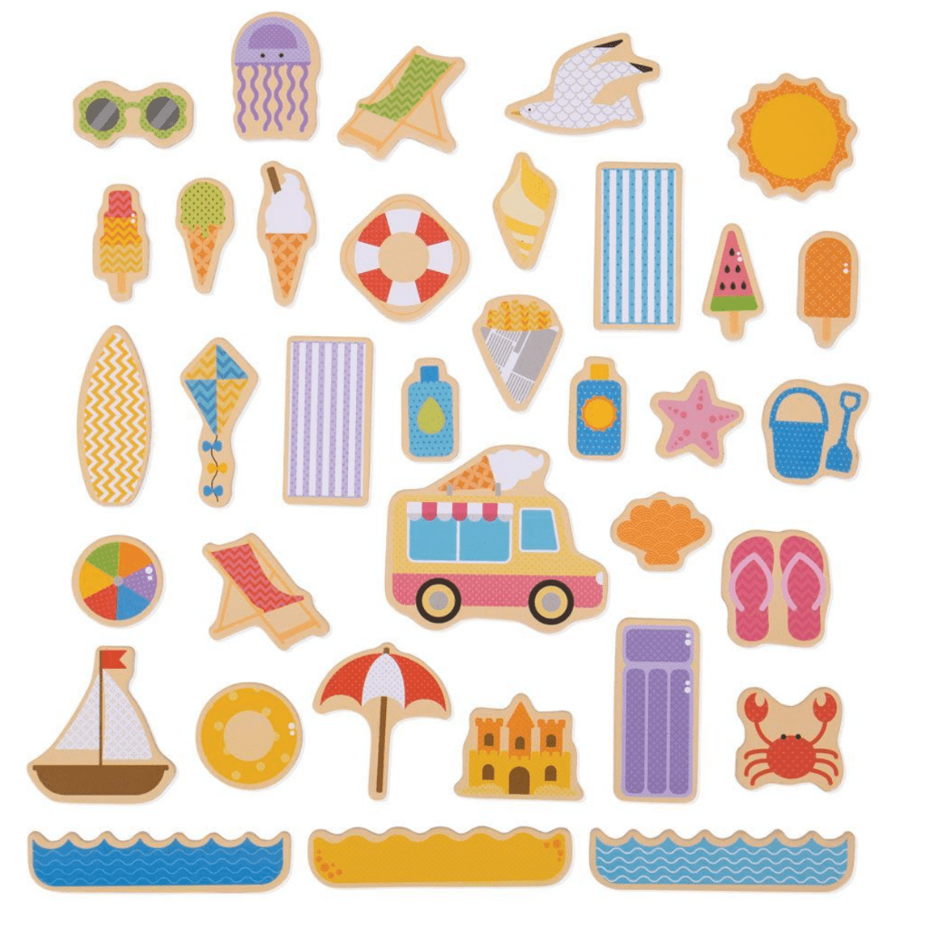 Seaside BigJigs Wooden Magnets (Multiple Variants) - Naked Baby Eco Boutique