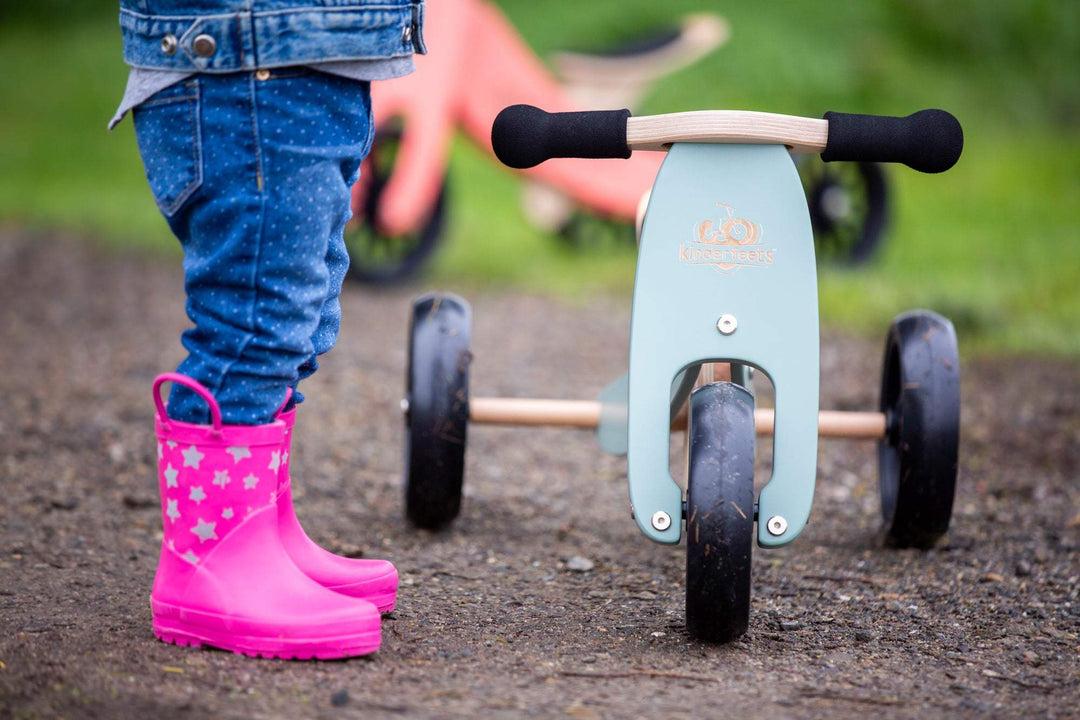 Kinderfeets Tiny Tot Tricycle + Balance Bike (Multiple Variants) - Naked Baby Eco Boutique