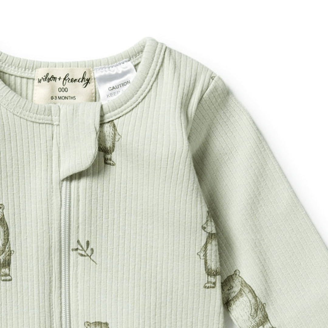 Close-Up-Of-Neckline-Wilson-And-Frenchy-Organic-Rib-Baby-Pyjamas-Bear-Hug-Naked-Baby-Eco-Boutique