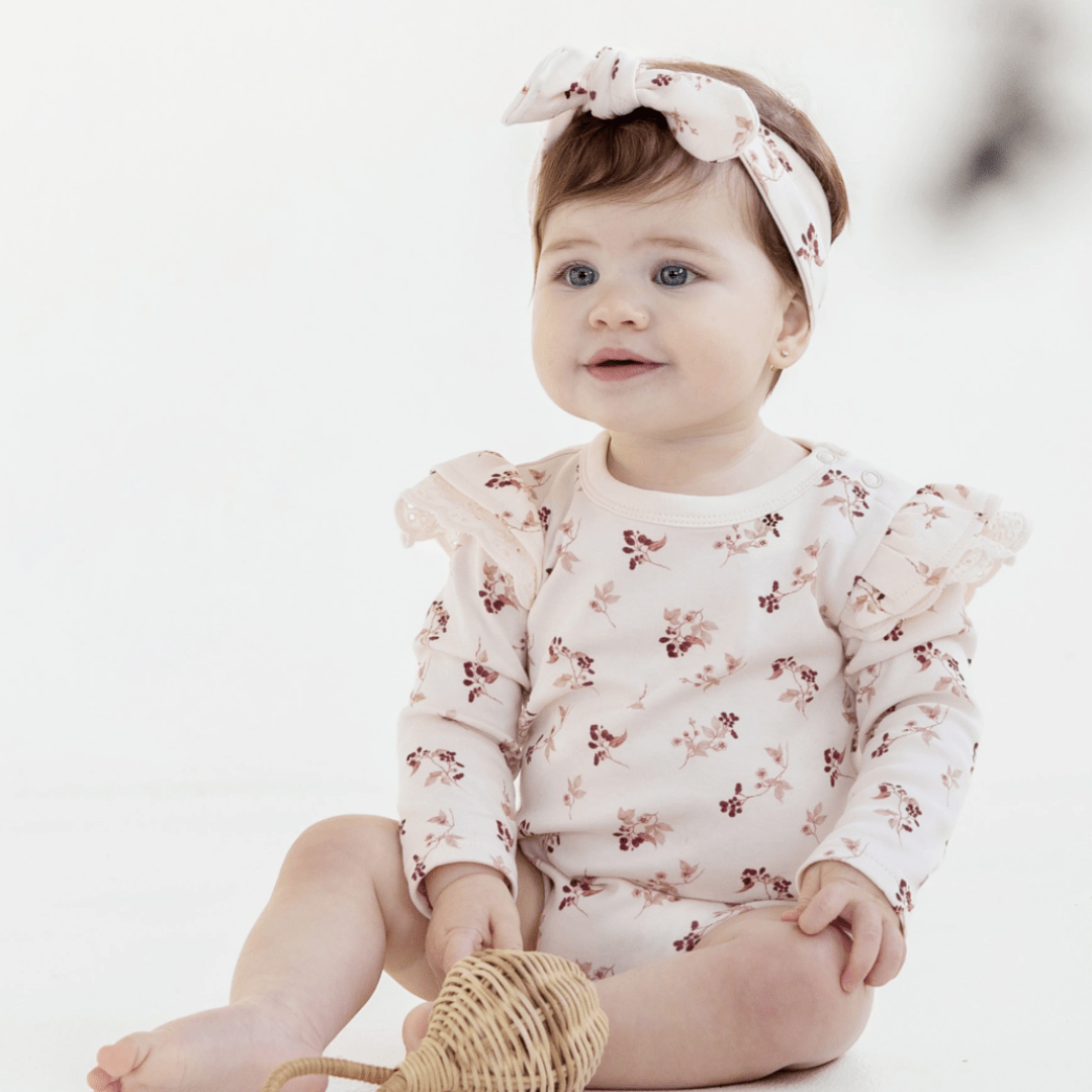 PRE-ORDER: Aster & Oak Organic Cotton Headband (Multiple Variants) - Naked Baby Eco Boutique