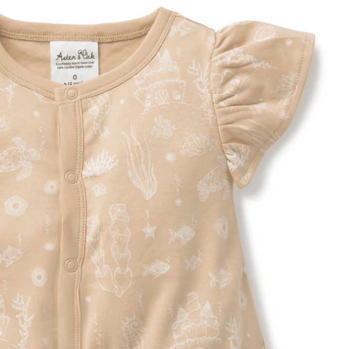 Close-up-of-Top-of-Aster-and-Oak-Organic-Mermaid-Ruffle-Romper-Naked-Baby-Eco-Boutique