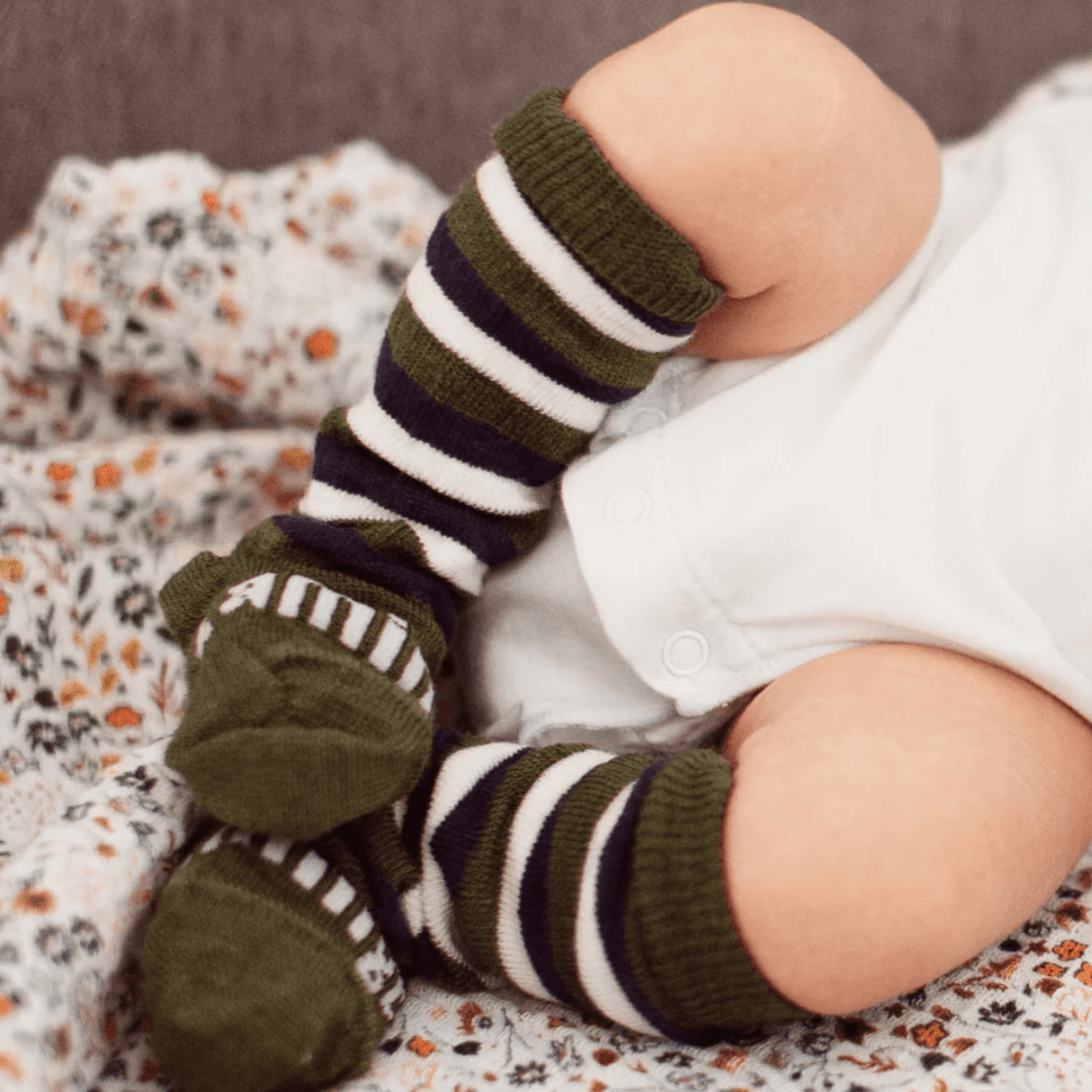 NEW 2023 Lamington Merino Wool Knee-High Socks (Multiple Patterns) - Naked Baby Eco Boutique