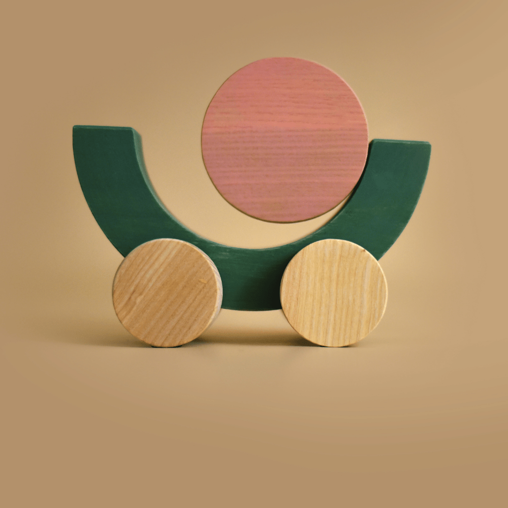 MinMin Copenhagen Balancing Wooden Car - Naked Baby Eco Boutique